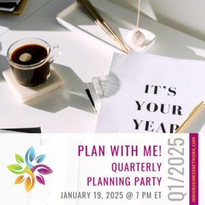 Plan With Me! Quarterly Planning (Q1 2025) [Information Session]